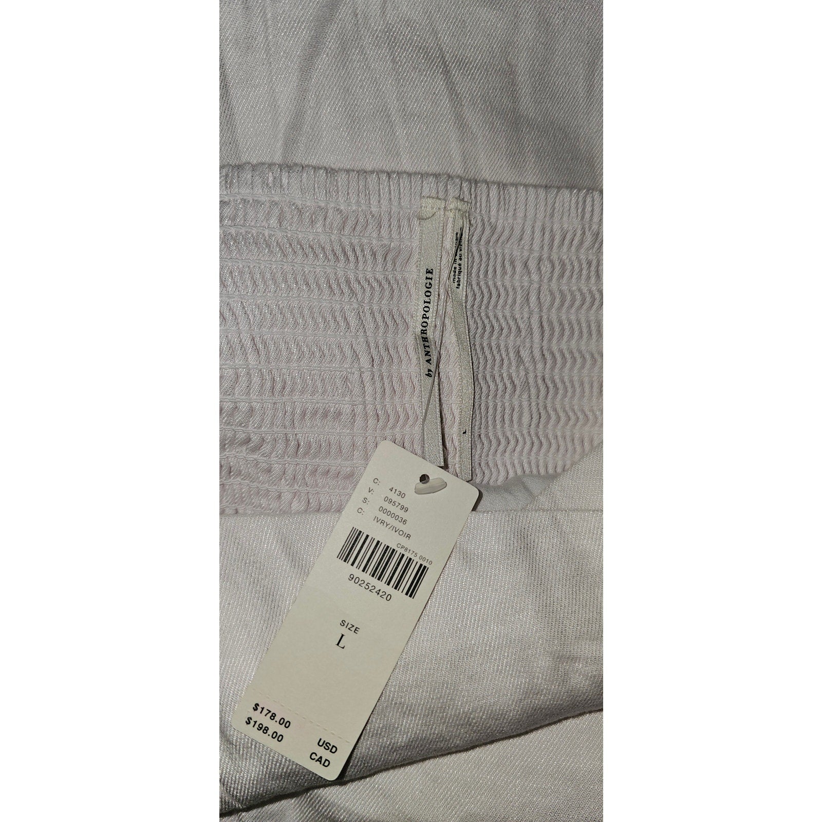 New By Anthropologie Sleeveless Square-Neck Linen Button Wrap Midi Dress $178