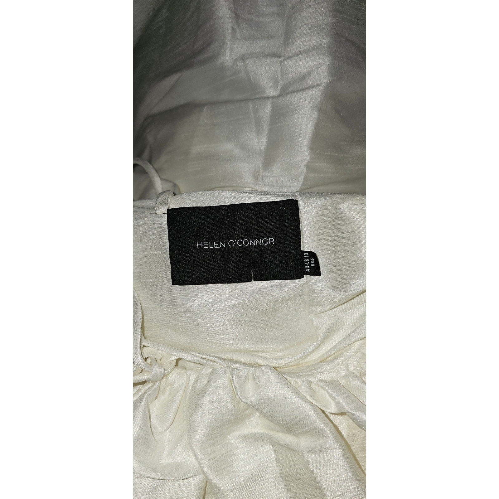 New ANTHROPOLOGIE Helen O'Connor Super Nova Dress $899 US SIZE 6 WHITE