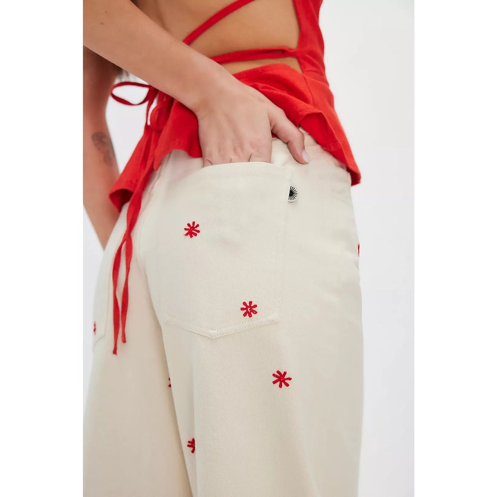 Free People Thinking Mu Sol Chain Hedda Jeans