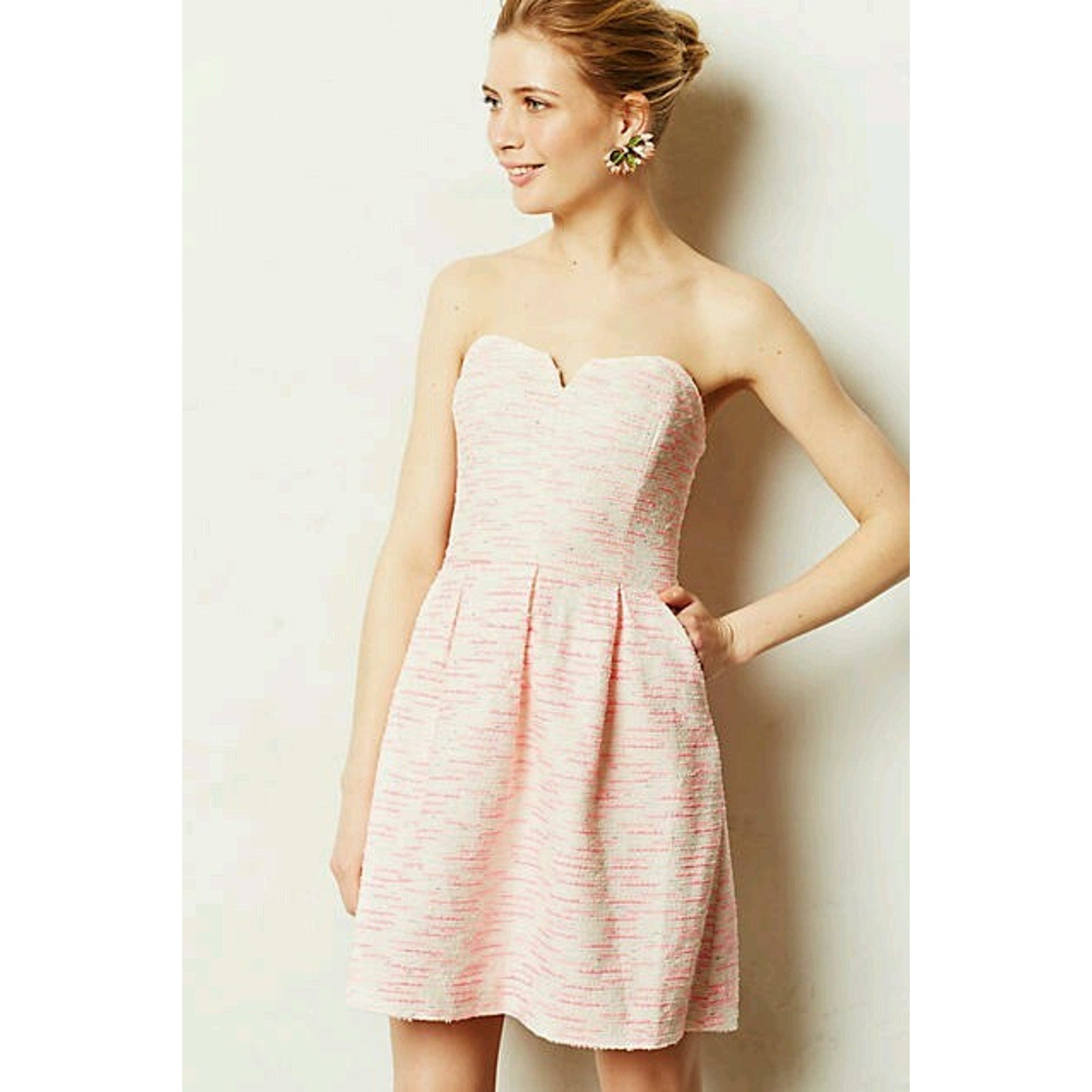NEW Anthropologie Pasteque Jacquard Mini Dress by Moulinette Soeurs $148 Size 6P