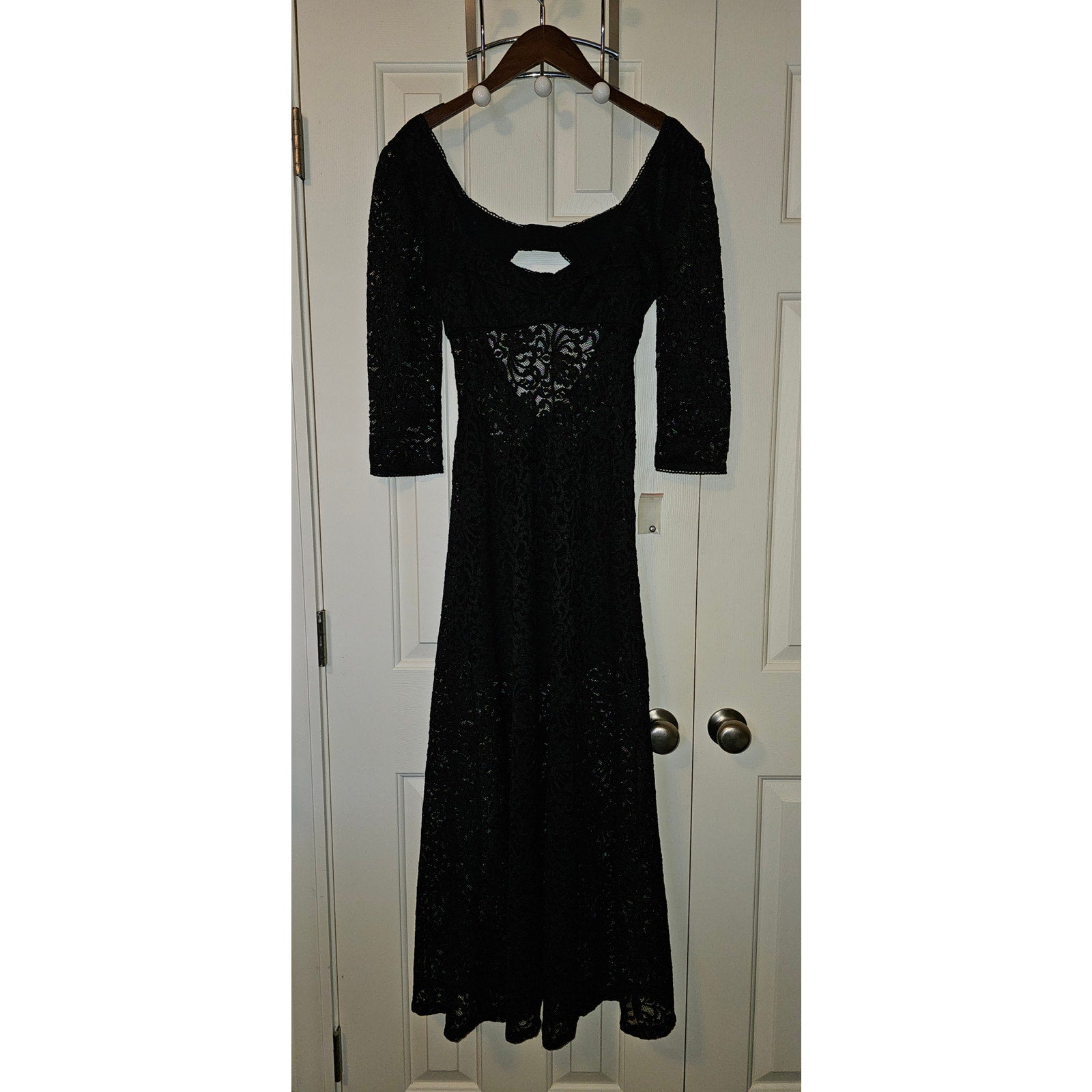 Free People Adored Lace Semi Lined Maxi Dress