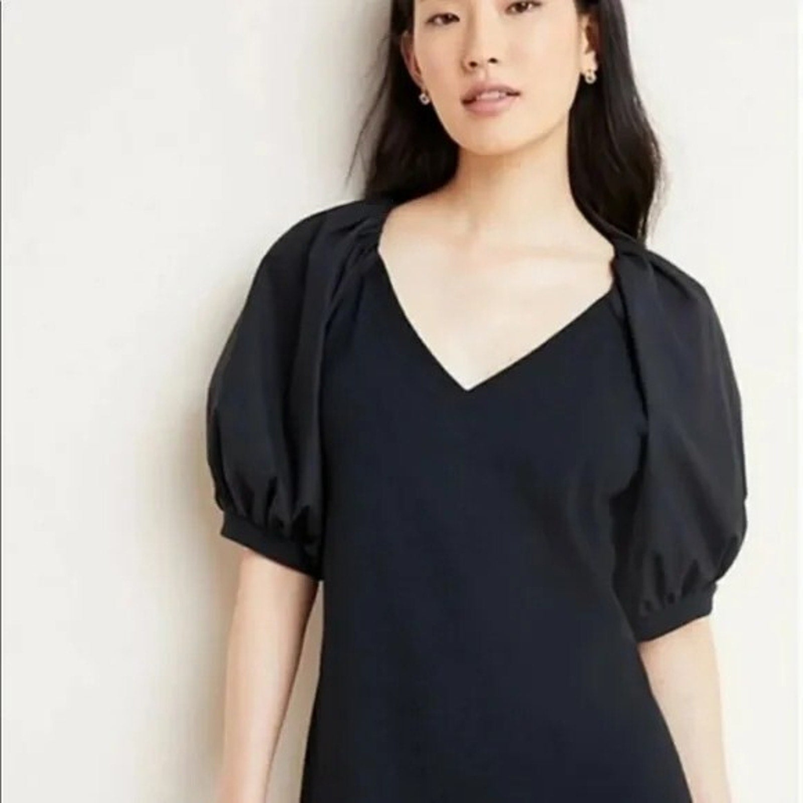 New Anthropologie Maeve Annike Puff Sleeve Mini Dress Size Small