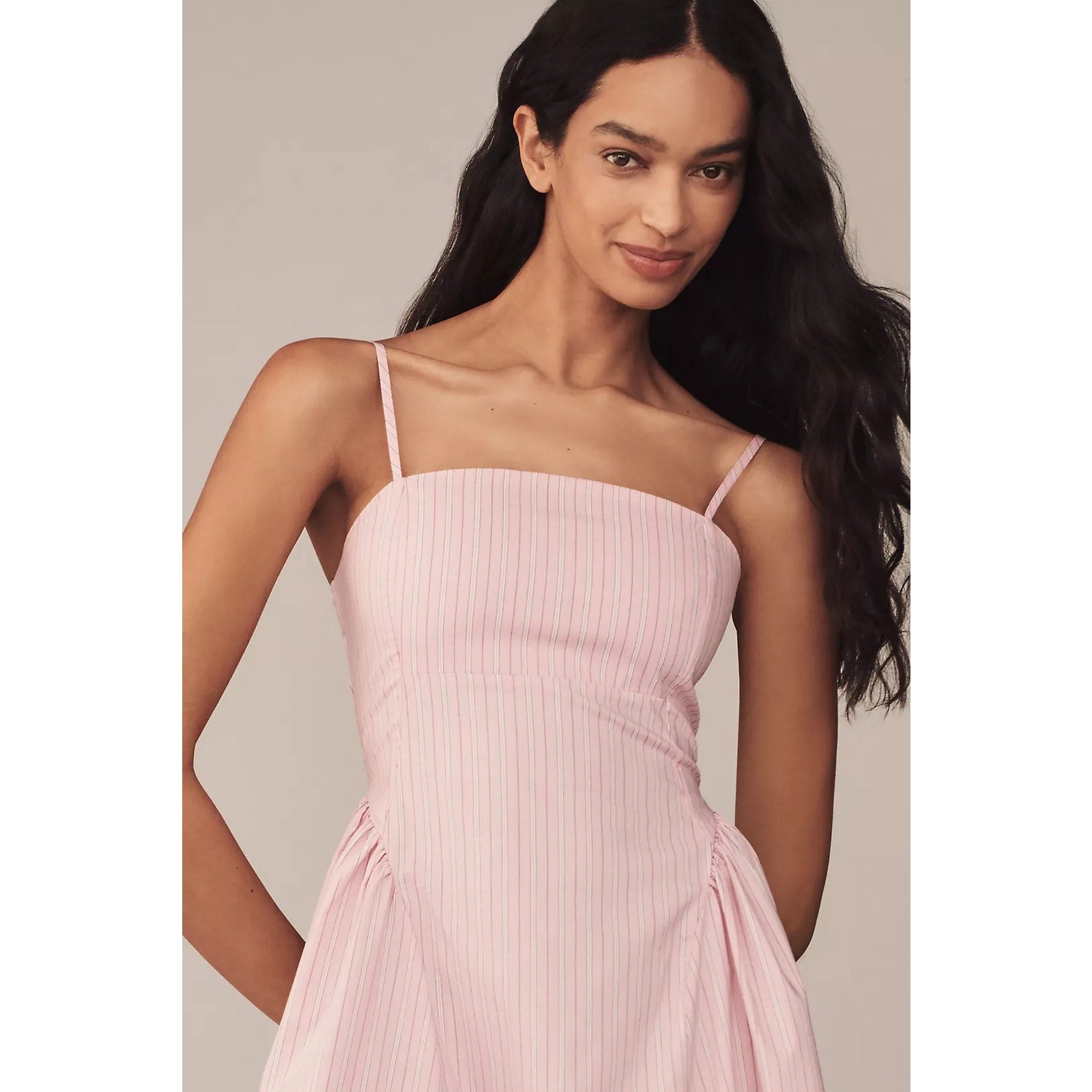Anthropologie Maeve Sleeveless Fitted A-Line Midi Dress X-LARGE Pink – Timeless Treasurz