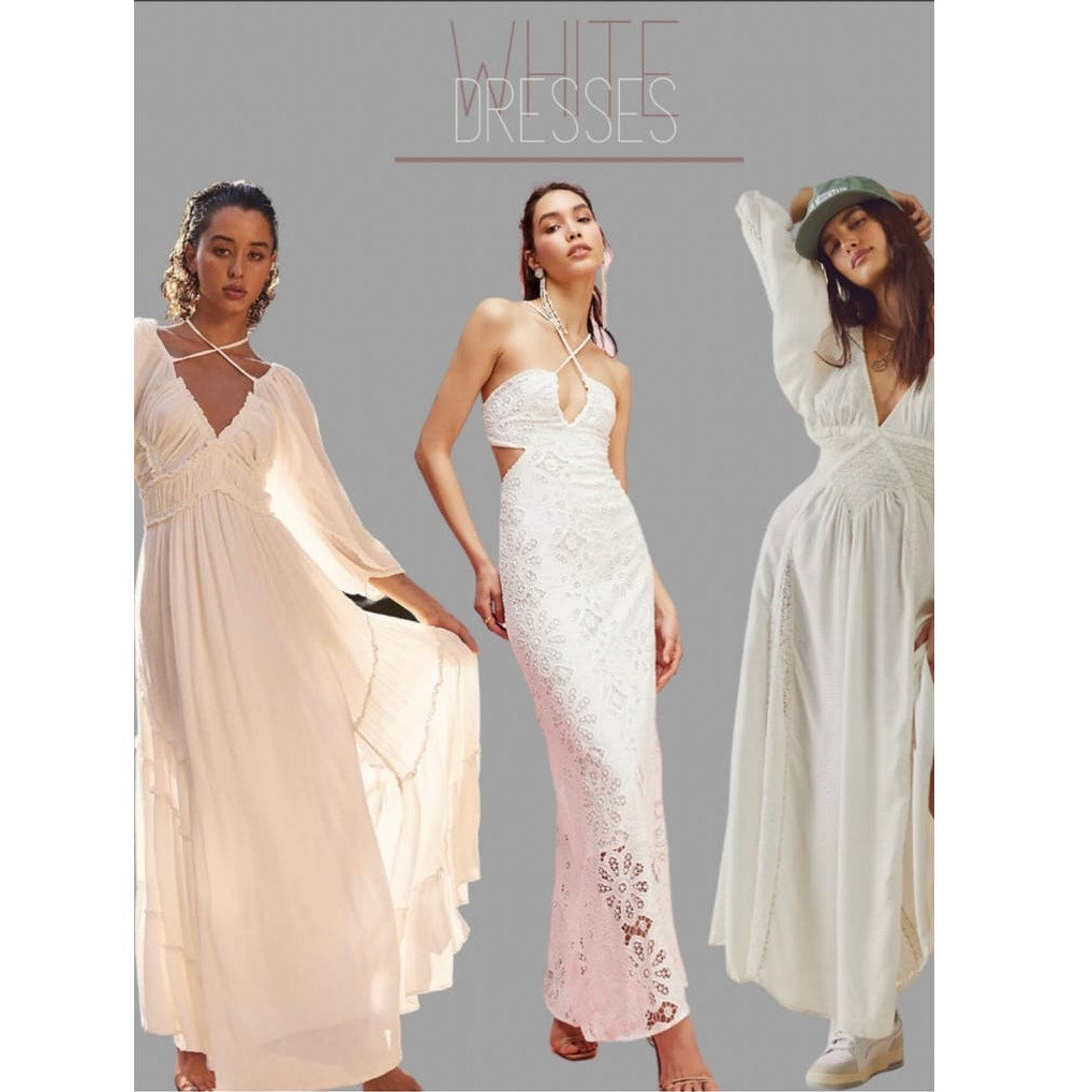 New Free People Especia Memoria Lace Maxi Dress $350 SMALL Off-White Keyhole