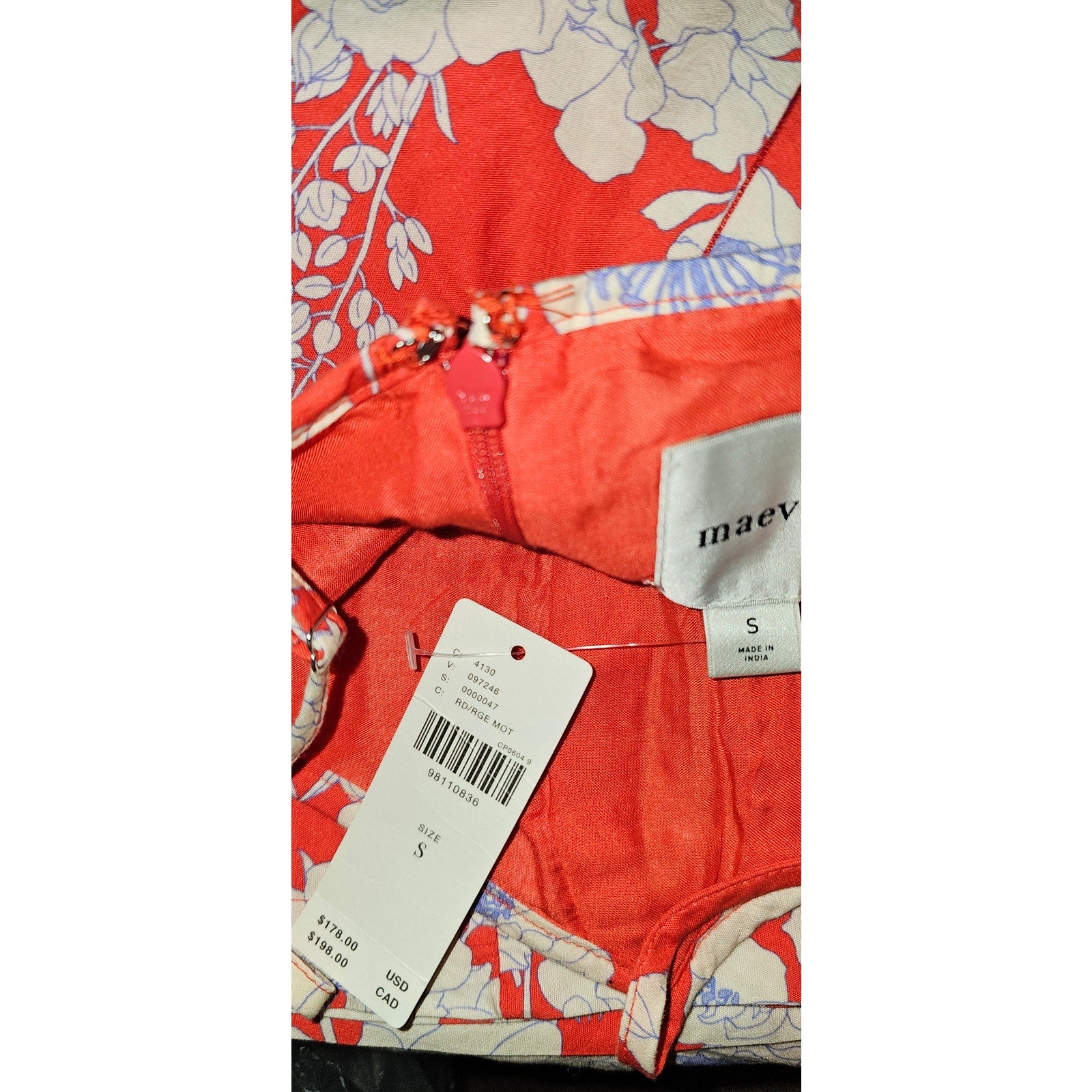 Anthropologie Maeve Sleeveless Square-Neck Drop-Waist Midi Dress SMALL Anthropologie