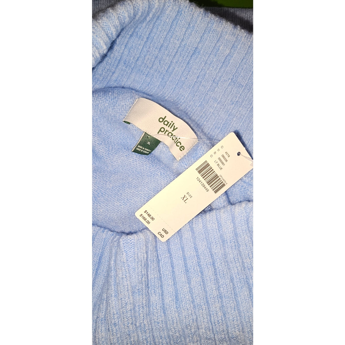Anthropologie Daily Practice OffShoulder Foldover Midi Sweater Dress XL Anthropologie