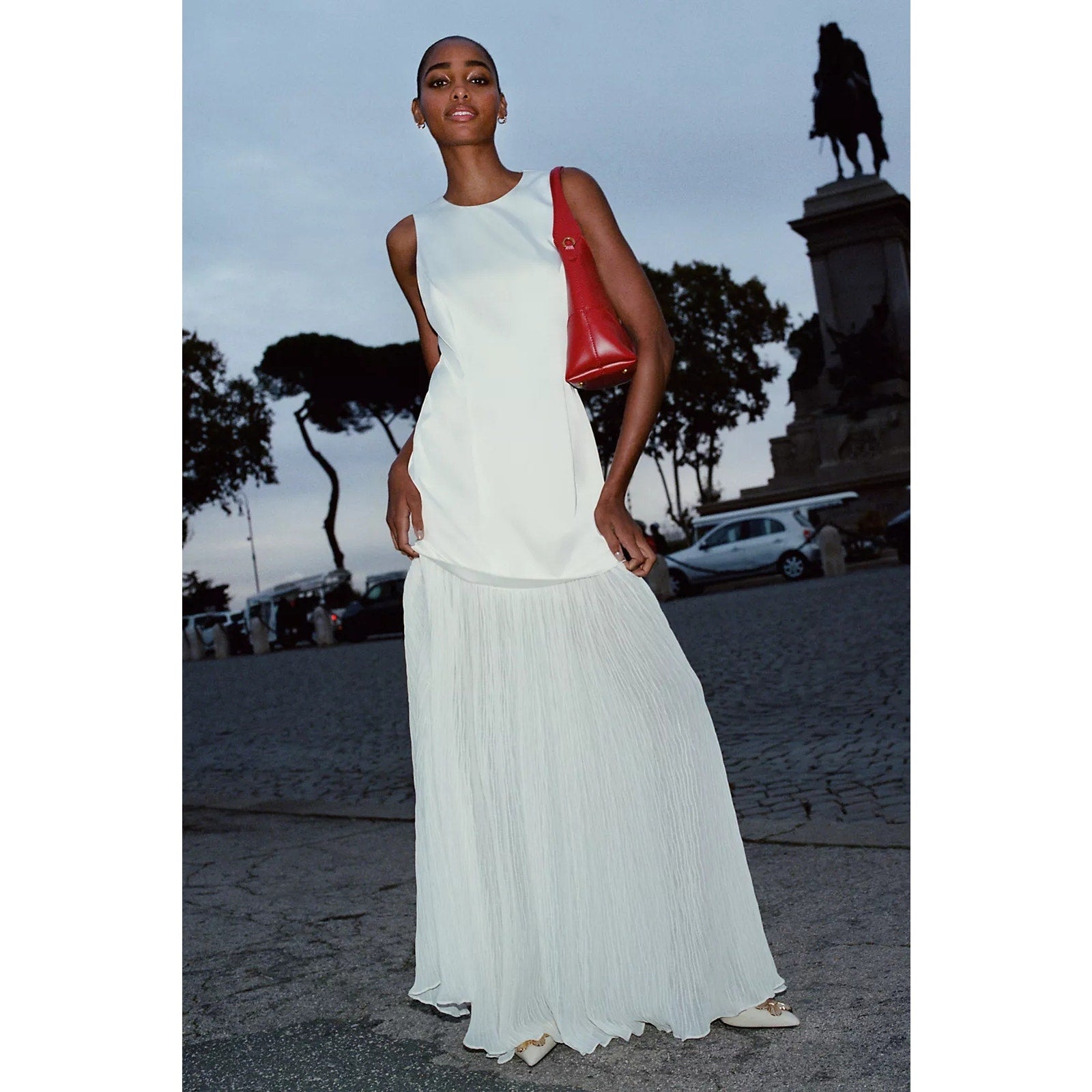 Anthropologie BHLDN ALIGNE Zane Sleeveless Sheer Skirt Maxi Dress SZ 10 Anthropologie