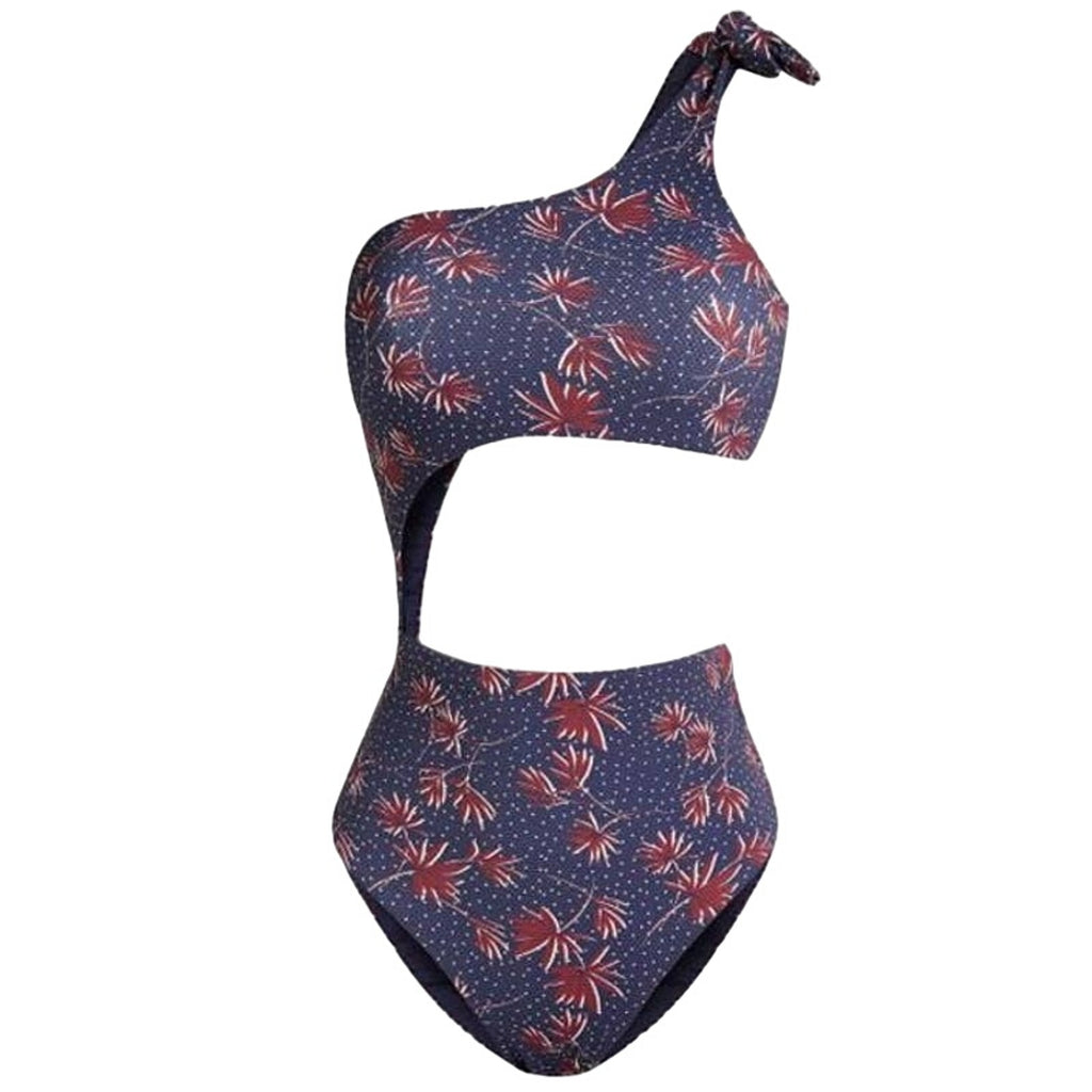 New Anthropologie Eberjey Ibiza One-Piece Swimsuit $198 LARGE