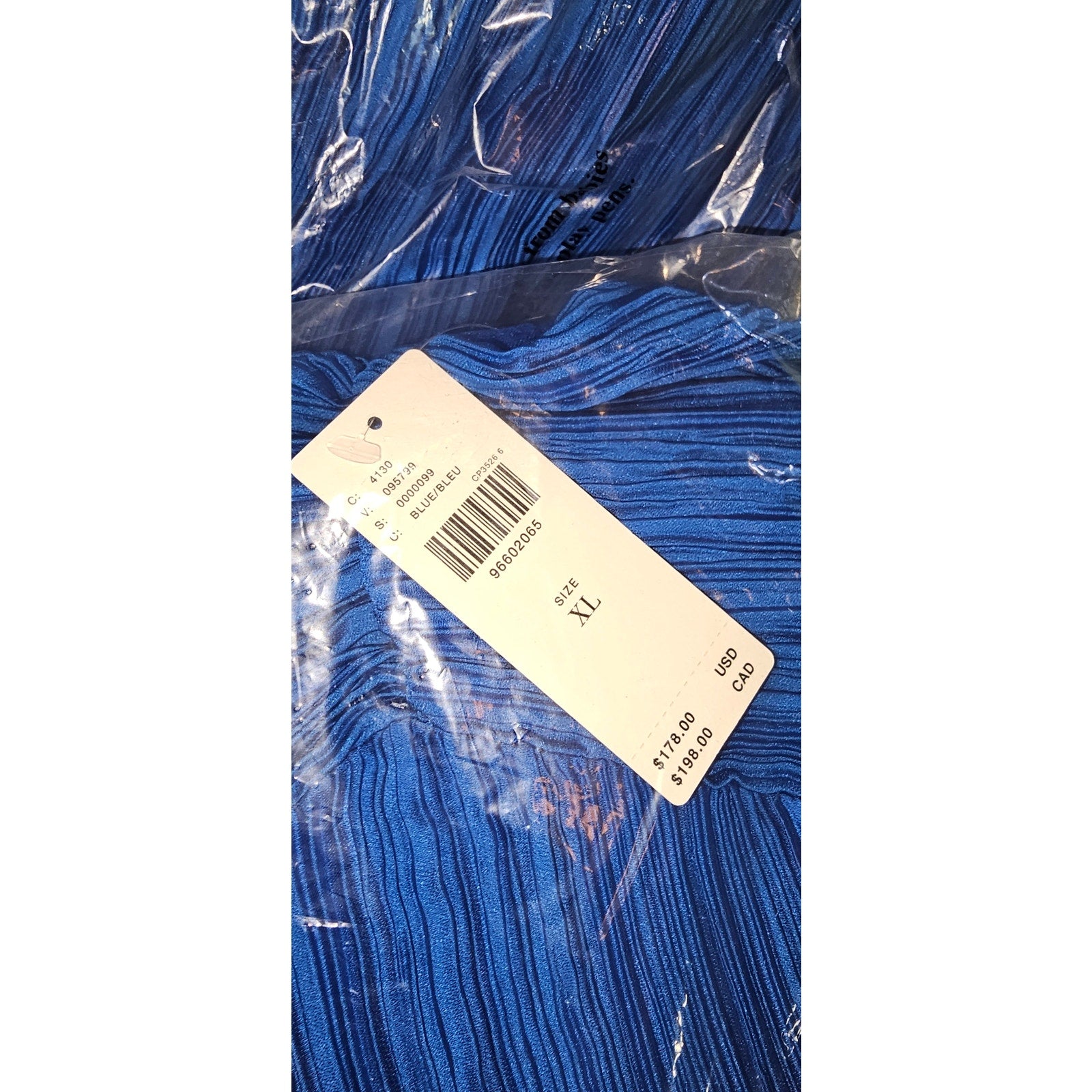 Anthropologie Pleated Satin Sweetheart Midi Dress X-LARGE Blue Anthropologie
