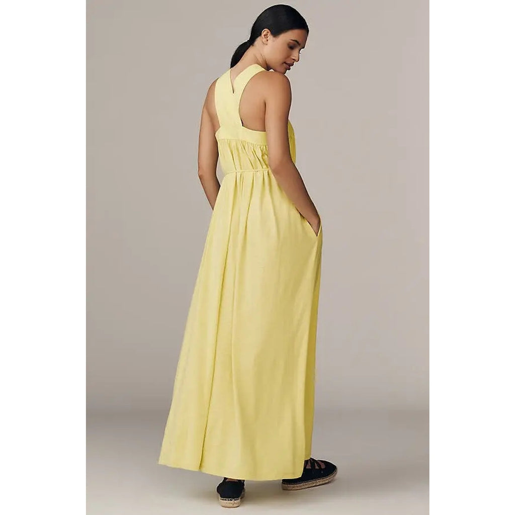 Anthropologie Nation Los Angeles Brielle Halter Maxi Dress
