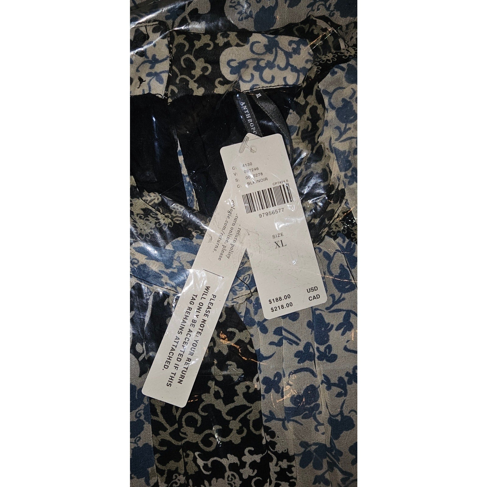 Anthropologie The Somerset Chiffon Halter Maxi Dress X-LARGE Black Anthropologie
