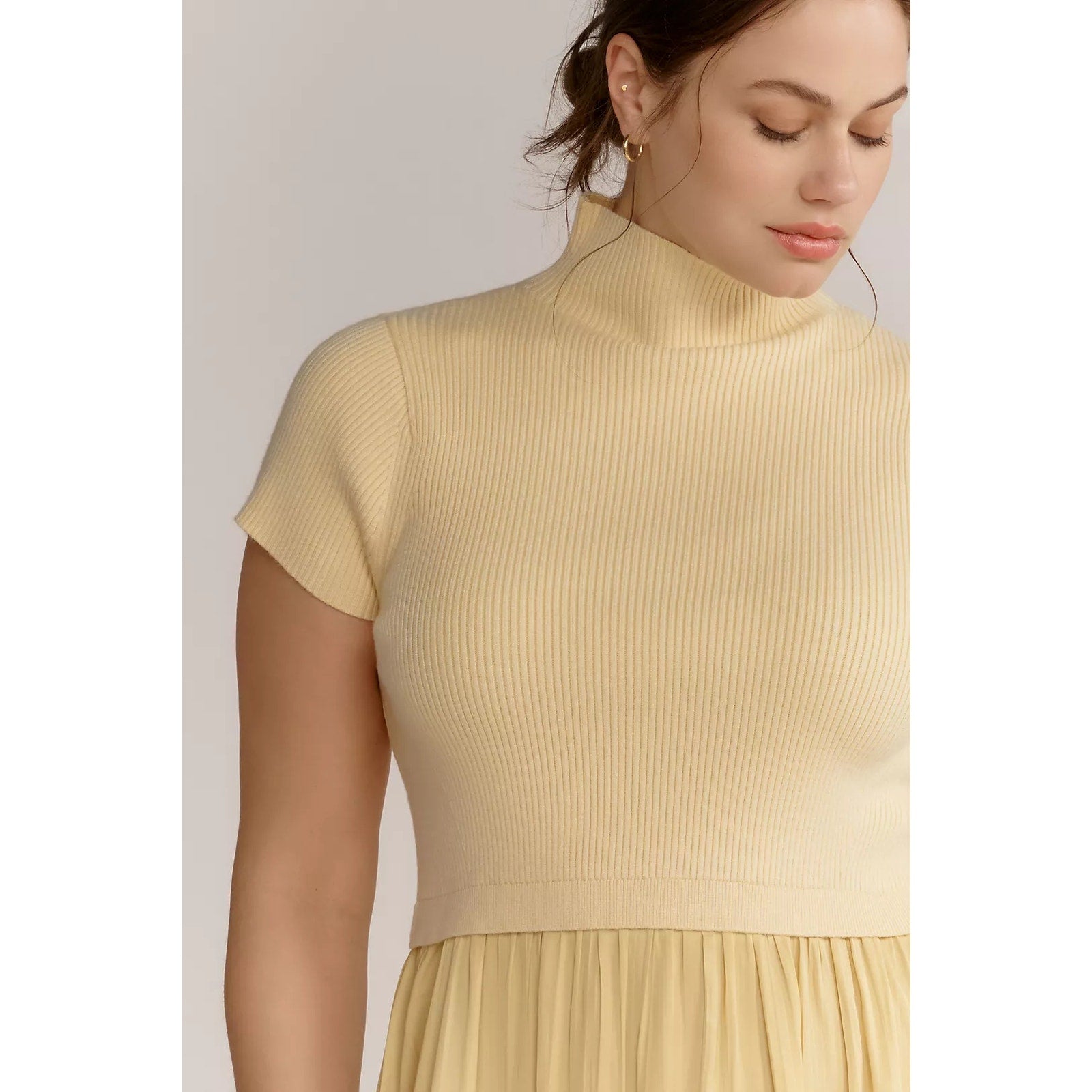 Anthropologie The Thea Twofer Sweater Dress: Short-Sleeve Mini $148 PLUS 1X