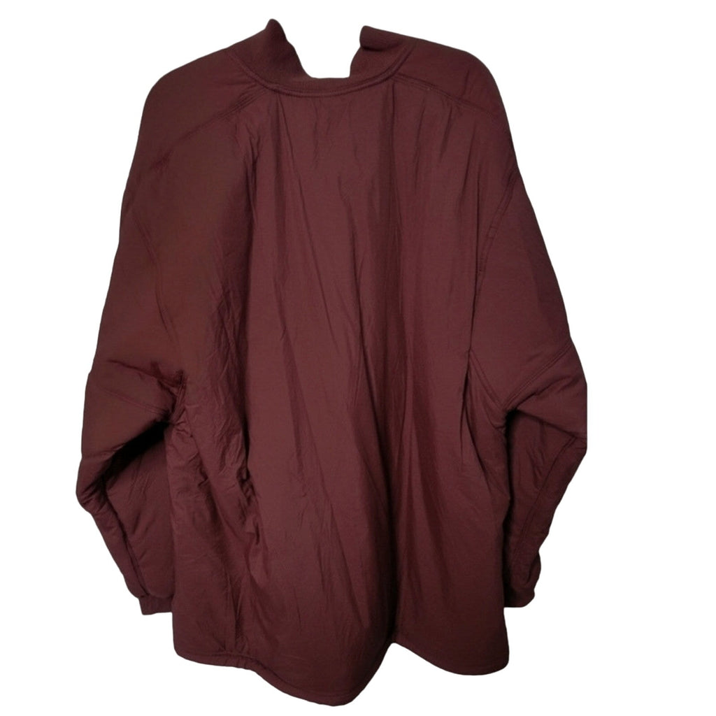 New Free People FP MOVEMENT Midnight Moon Solid Bomber Jacket $198 LARGE Wine