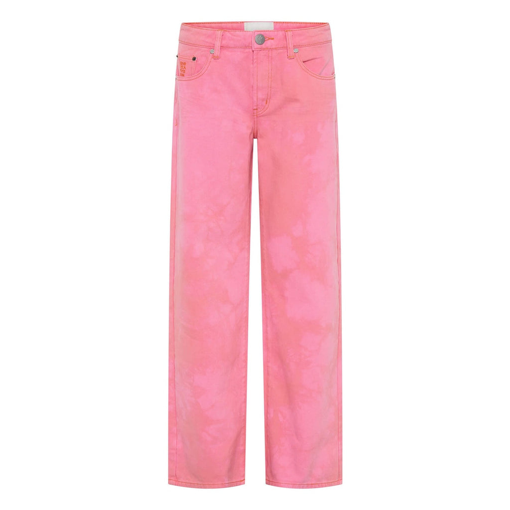 Free People One Teaspoon Jackson Mid-rise Wide-leg Jeans