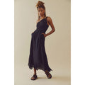 New FREE PEOPLE Bella Maxi Dress ONE-SHOULDER $168 X-SMALL Black Lace