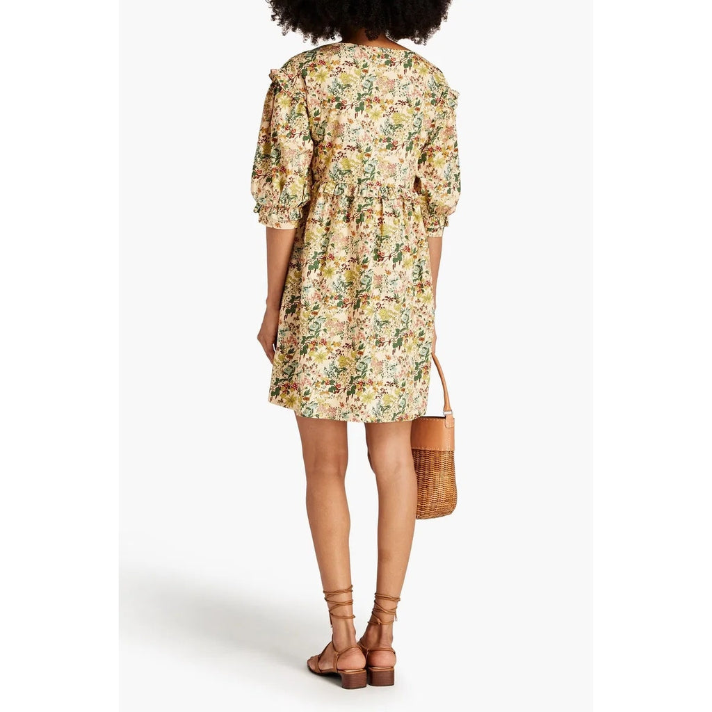 Anthropologie FREE PEOPLE Meadows Daphne Babydoll Dress $242 SIZE 2 (6/8)