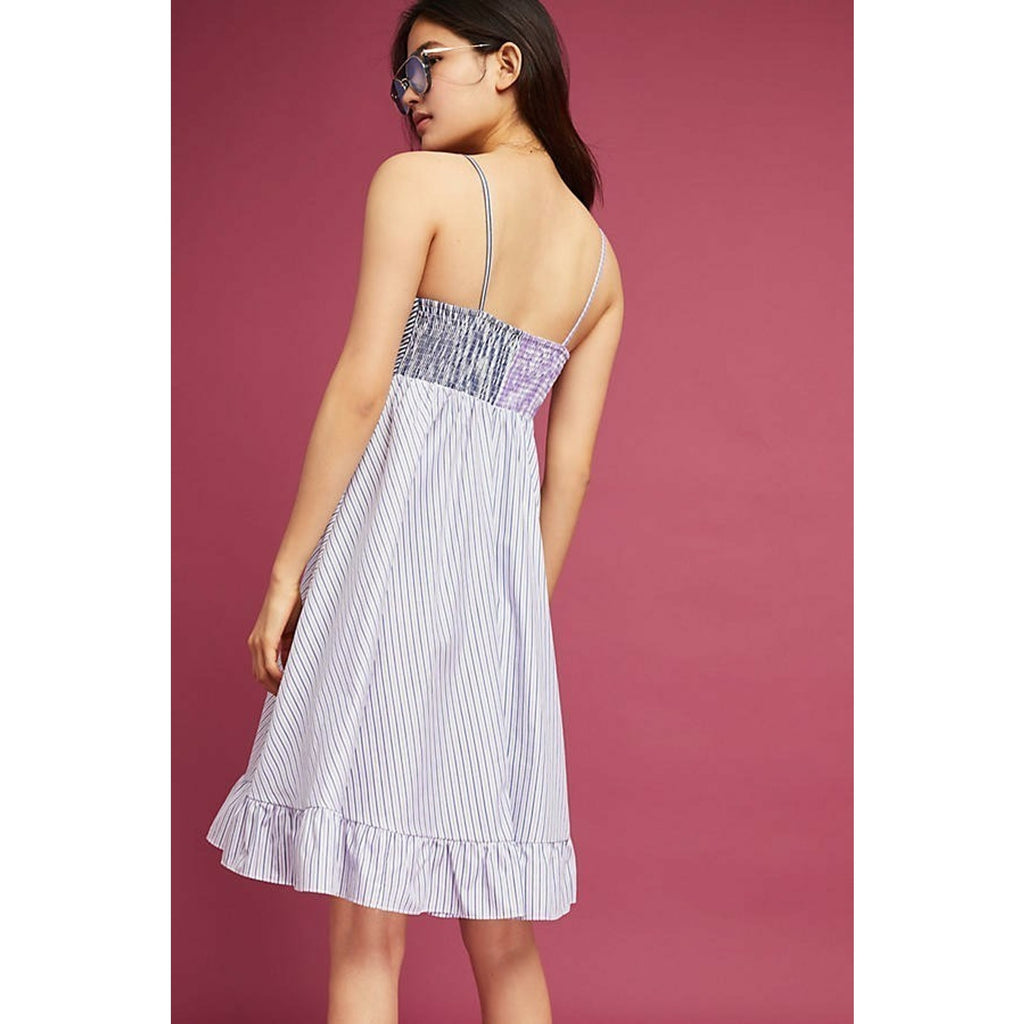 NEW Anthropologie Yarn-Dyed Dress By Petersyn $343 Size Large