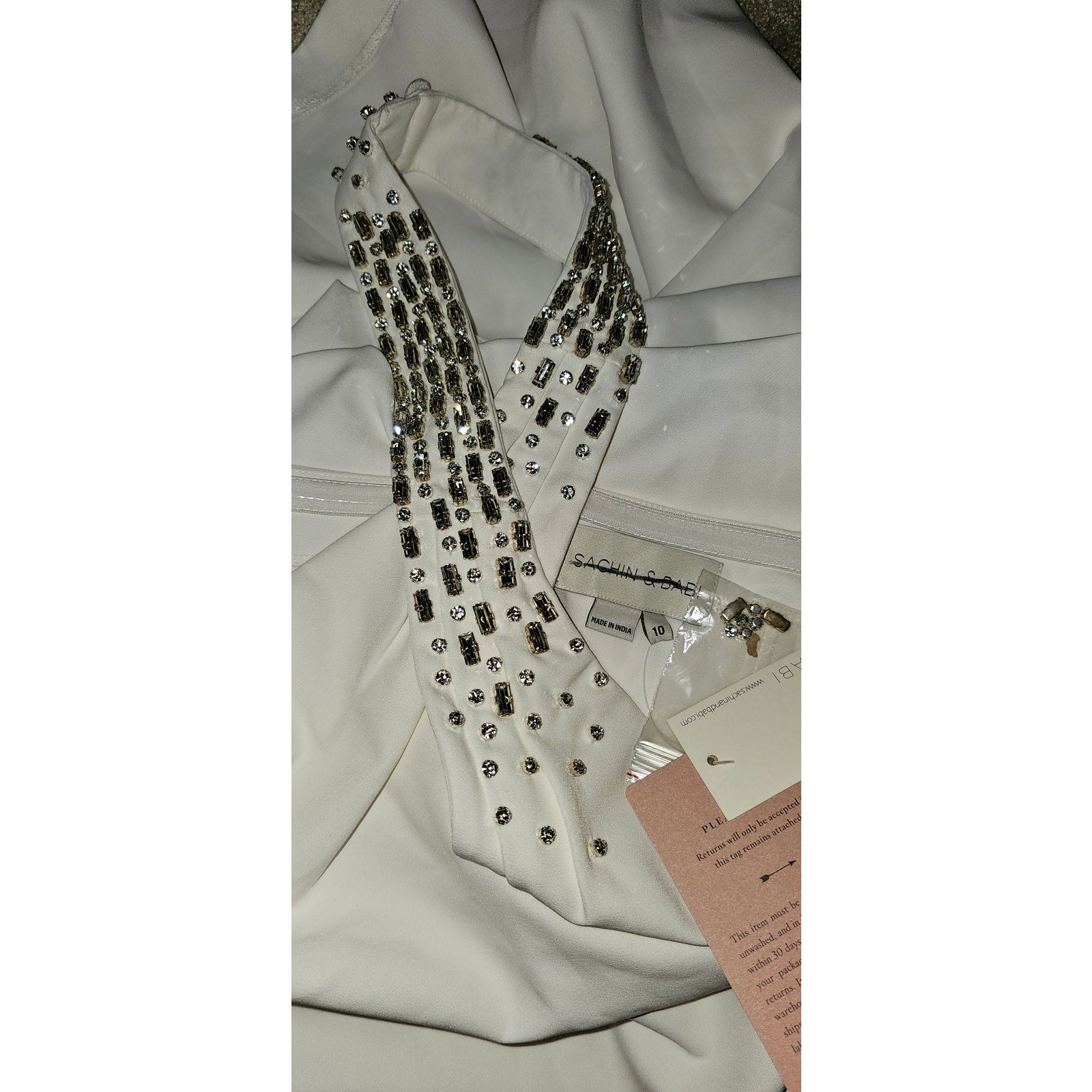 Anthropologie BHLDN Sachin & Babi Bradshaw Maxi Dress $625 SIZE 10 White