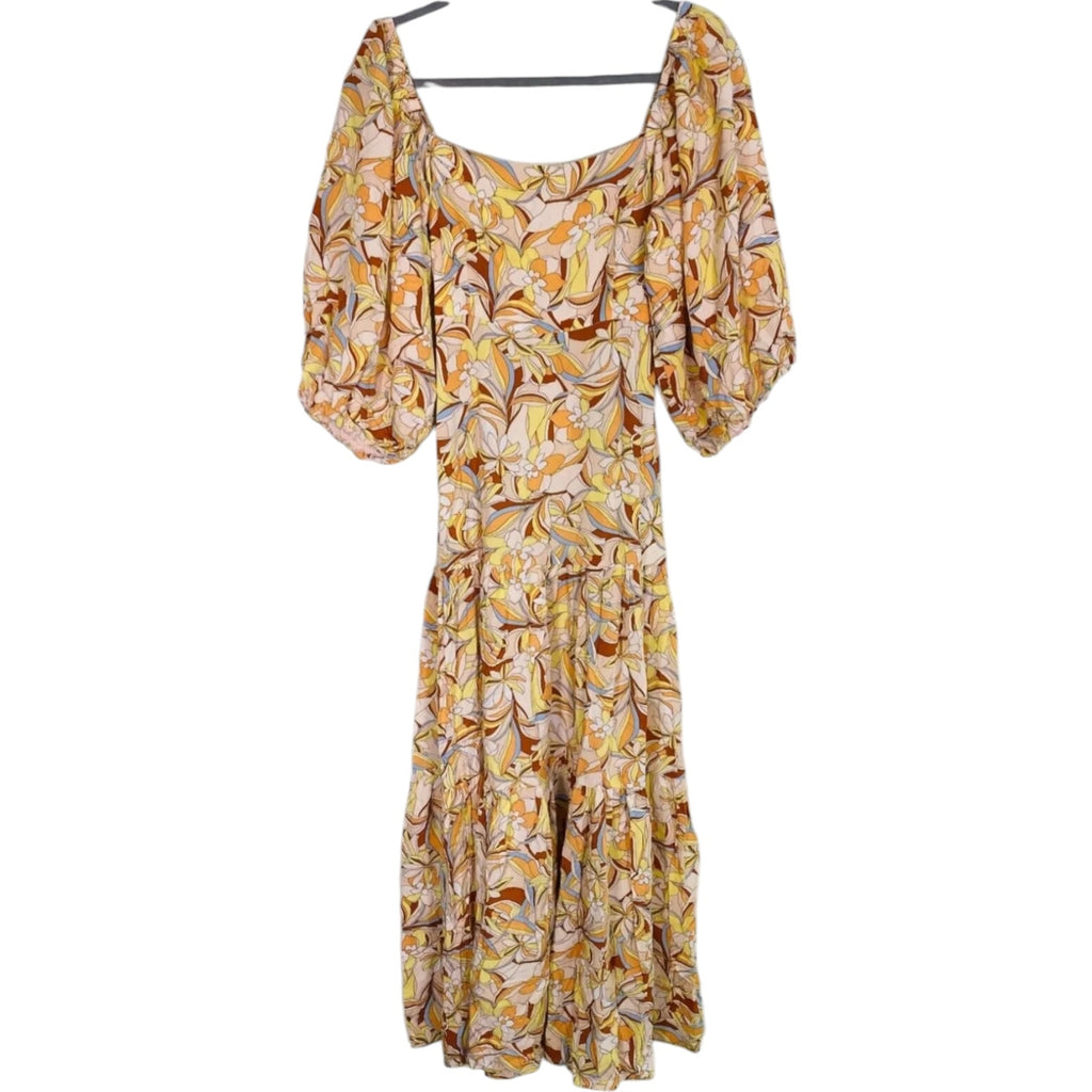 New Anthropologie L SPACE Bahia Dress RESORTWEAR $200 SMALL Soulshine Floral