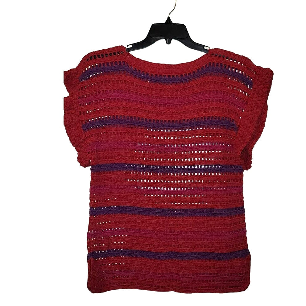 New Catarina Mina crochet Top ONESIZE Red/Purple
