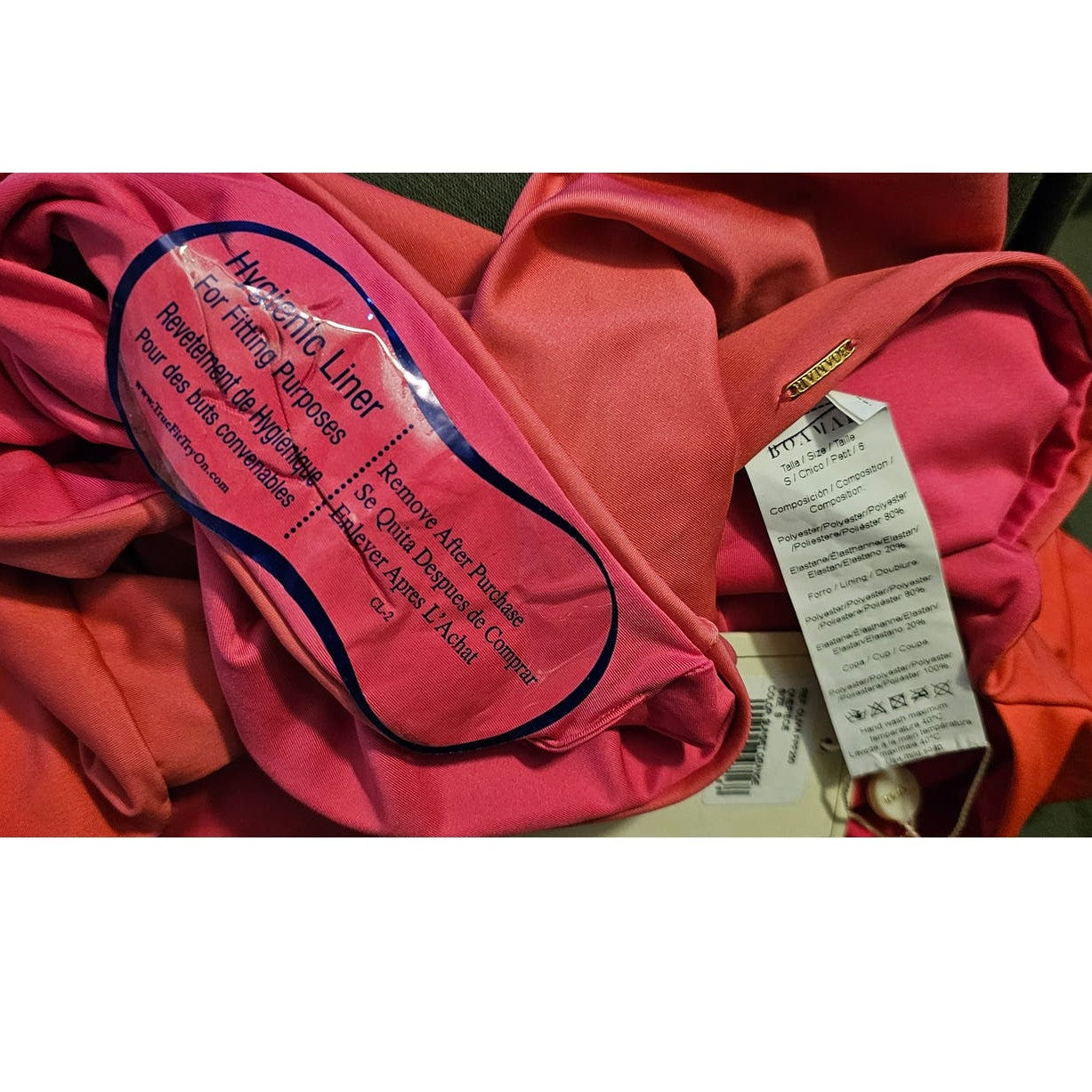 New Anthropologie BOAMAR Olivia Ombre One-Piece Swimsuit $170 SMALL Orange/Pink