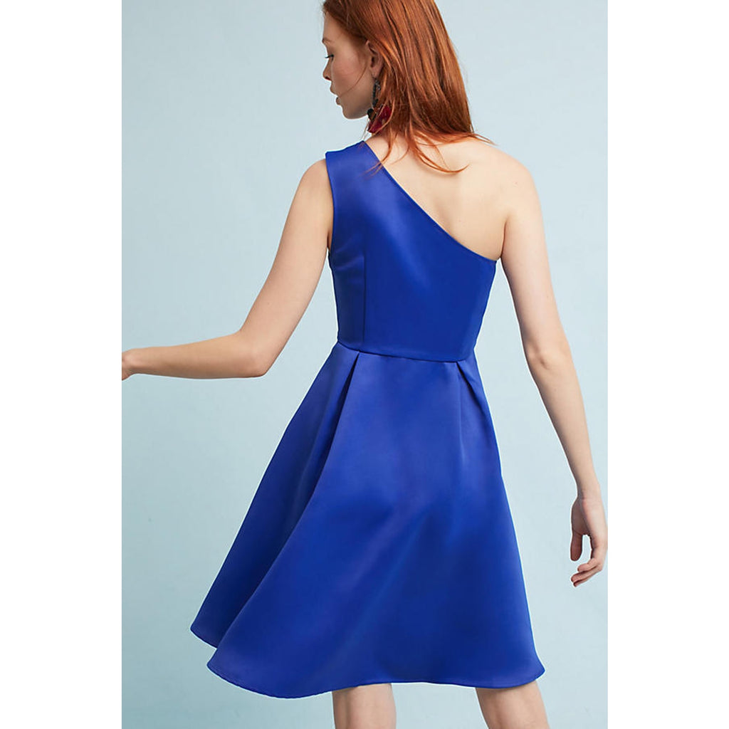 New Anthropologie Seen Worn Kept Shreya Fit & Flare Blue Midi Dress $158 Size 2