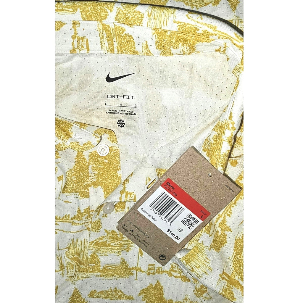 Nike Tailored Performance Men's Dri-FIT Golf Polo Large Saffron Quartz Nike Golf