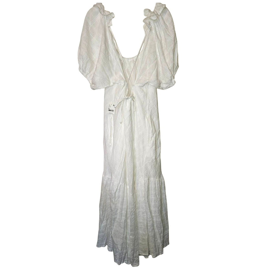 Free People Kaylyn Midi Dress Free-est MEDIUM Ivory Boho Free-est Free People