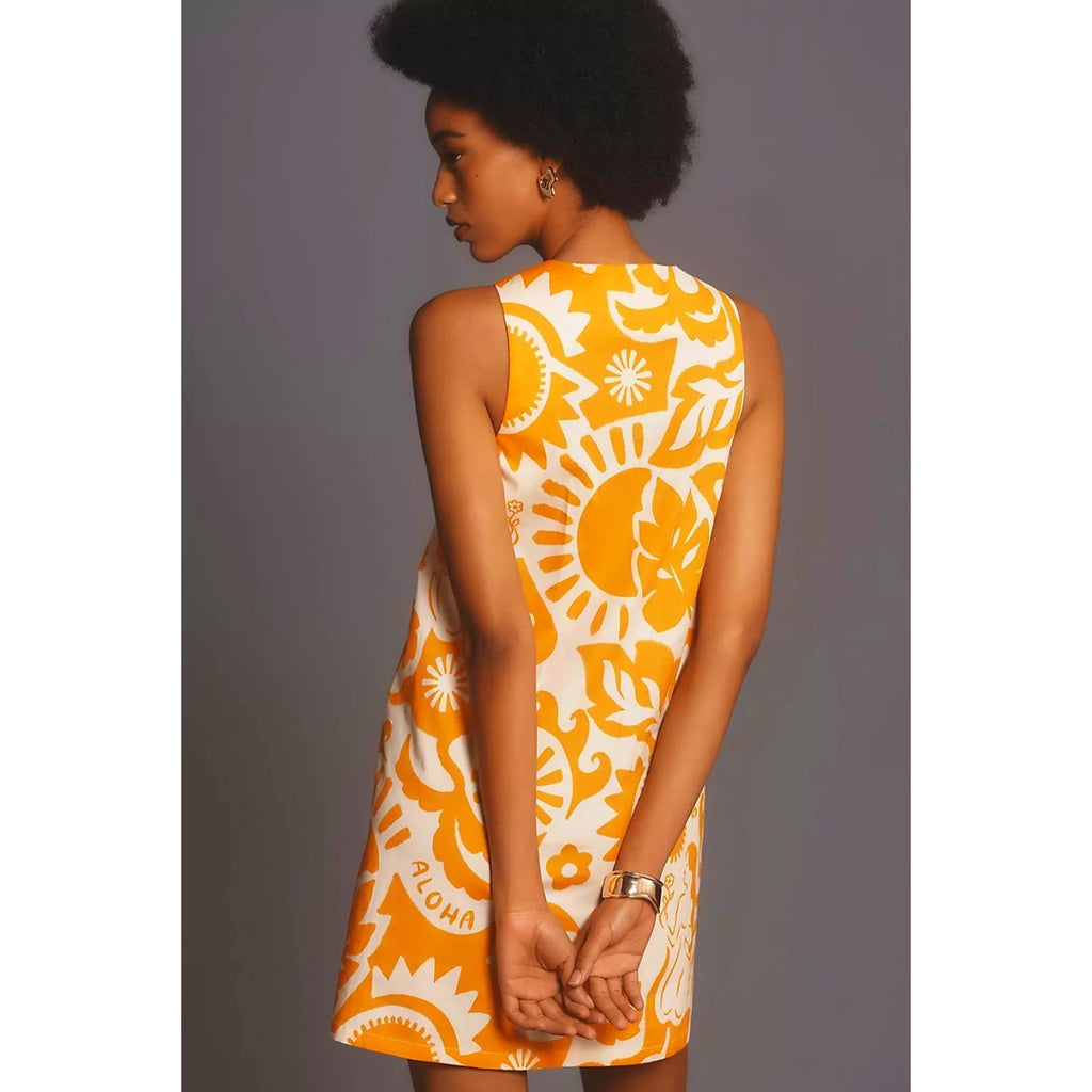 Anthropologie Corey Lynn Calter Sleeveless Scoop-Neck Mini Dress $178 MEDIUM