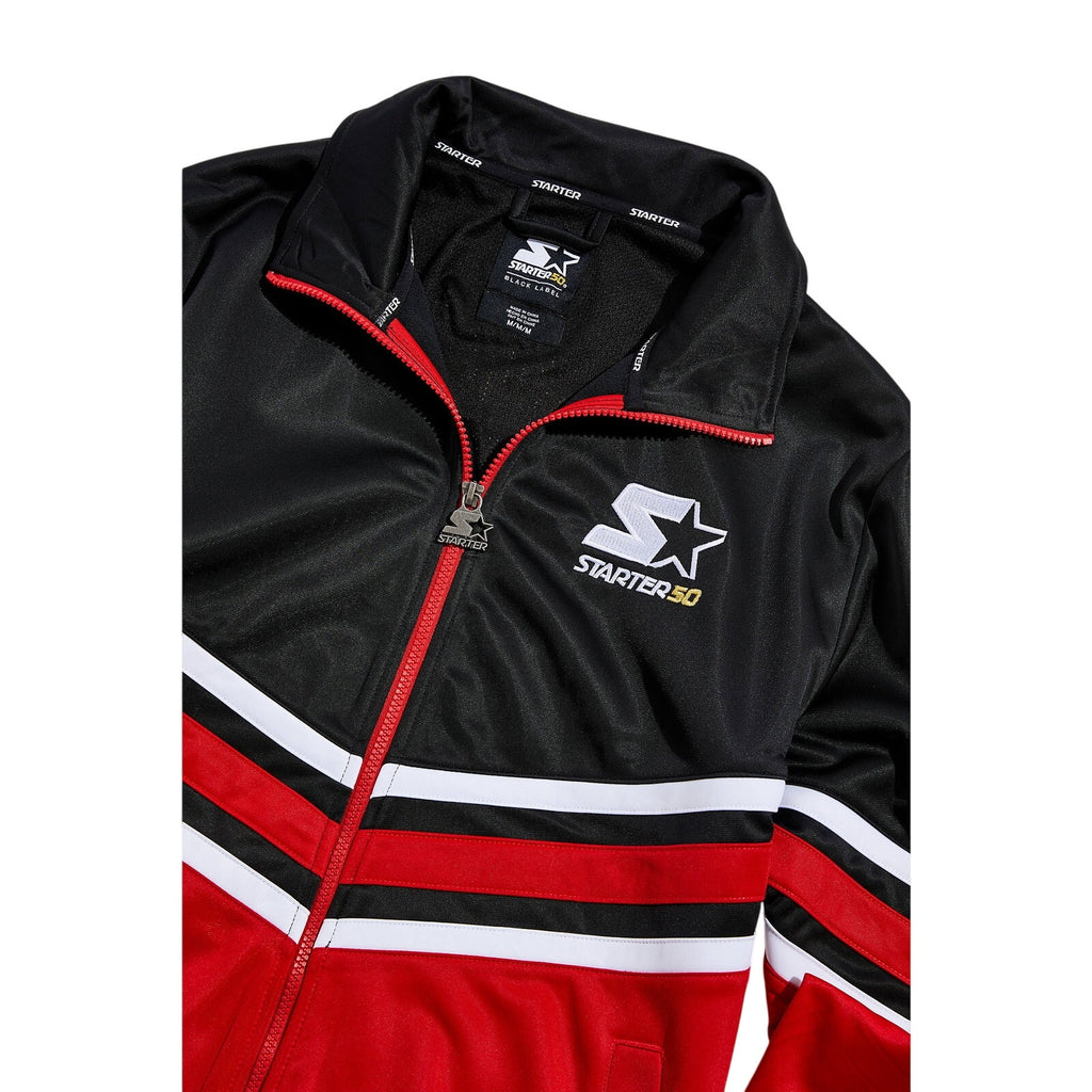New Urban Outfitters Starter Budweiser Stadium Jacket $125 Red/Black MEDIUM