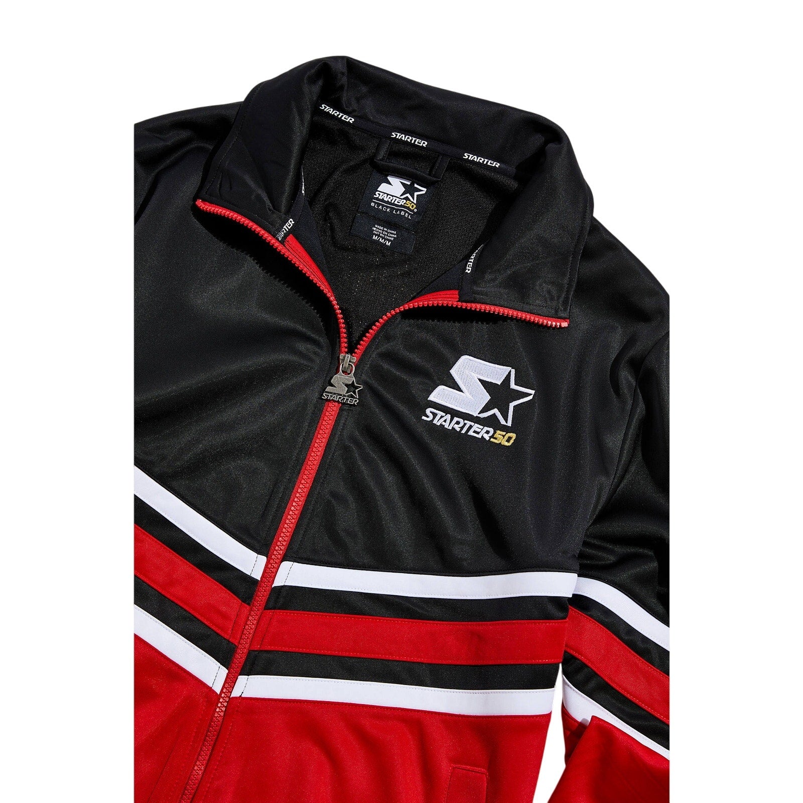 New Urban Outfitters Starter Budweiser Stadium Jacket $125 Red/Black MEDIUM