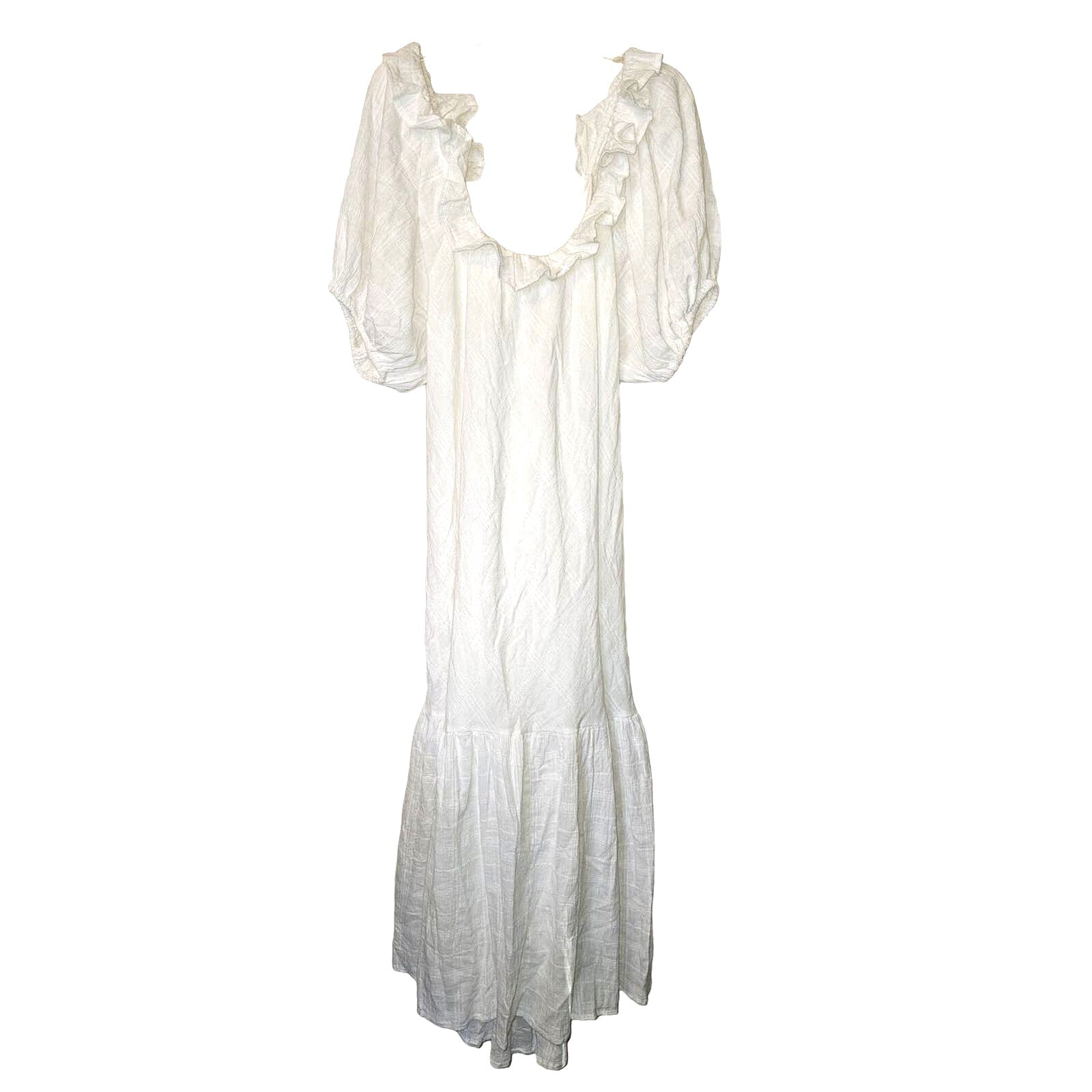 New Free People Kaylyn Midi Dress Free-est $108 SMALL Ivory