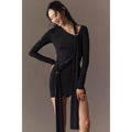 Anthropologie Long-Sleeve Jersey Mini Dress