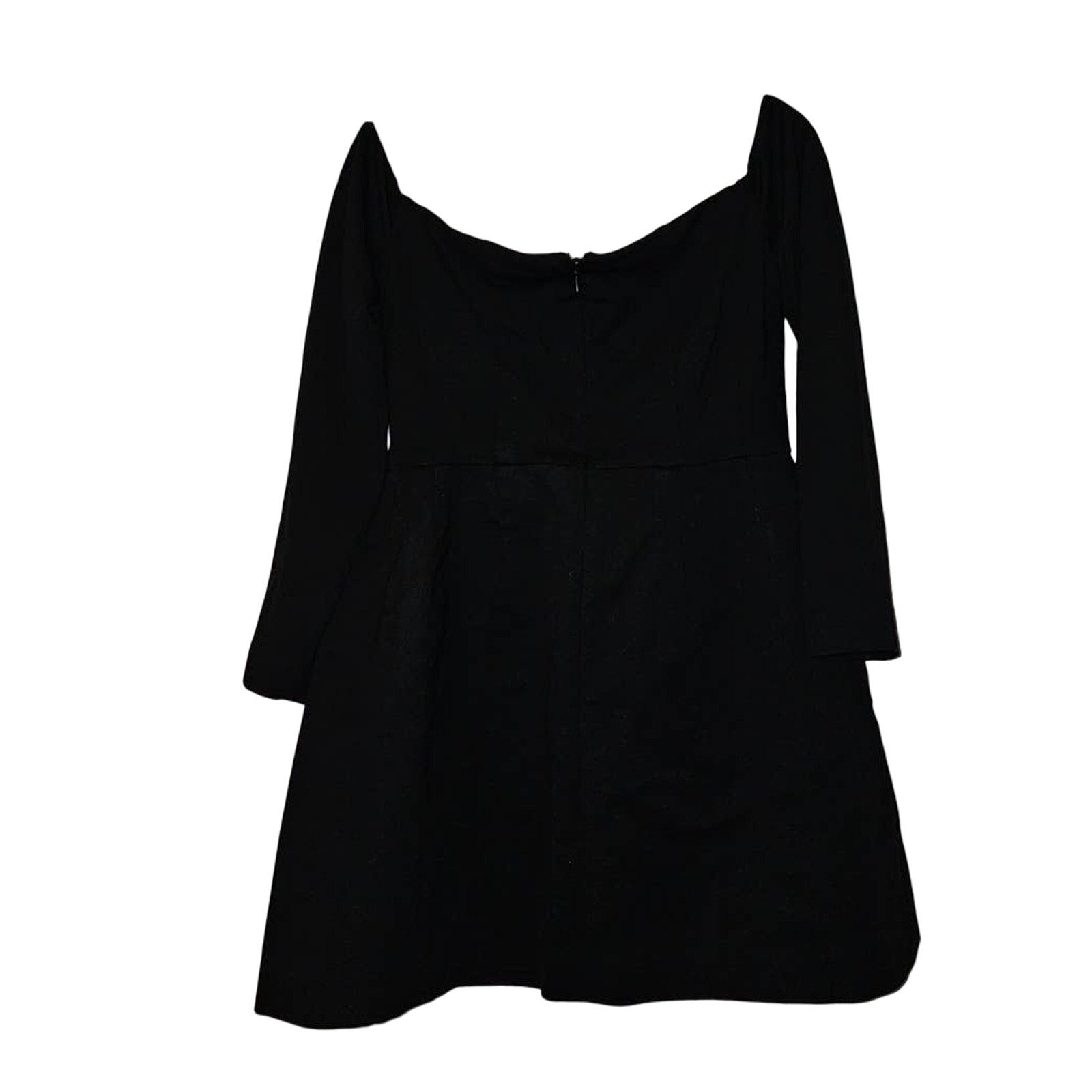New Anthropologie Hutch Structured Off-The-Shoulder Dress LBD SIZE 6 Black