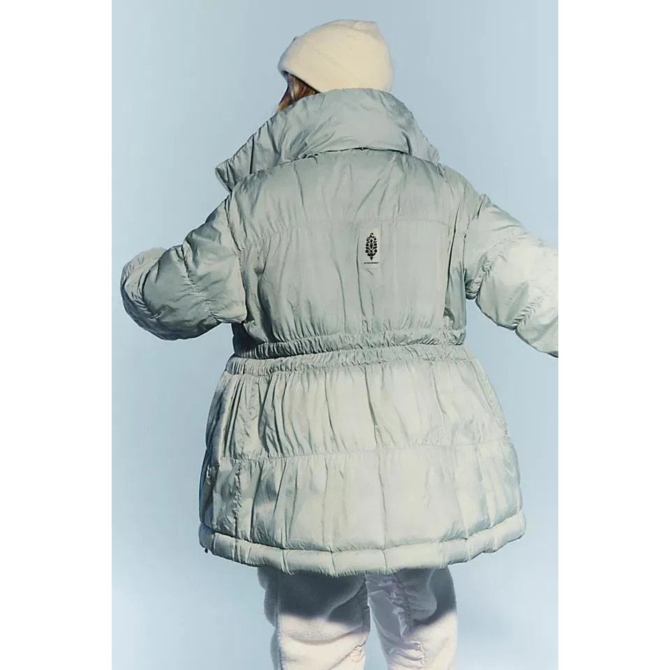Free People Long Reversible Puffer Jacket