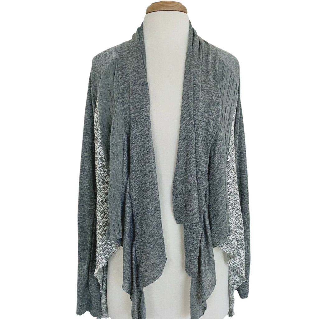 New Anthropologie Stratigraphy Draped Cardigan by Tiny XXSP Mixed Media