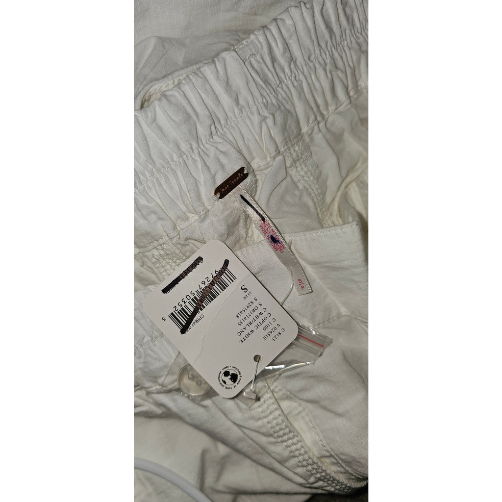 New FREE PEOPLE Marbella Crop Harem Pants $128 SMALL White Oversized