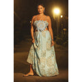 ANTHROPOLOGIE Maaji Owen Linen Cutout Dress PLUS 1X Light Blue MAAJI XL Anthropologie