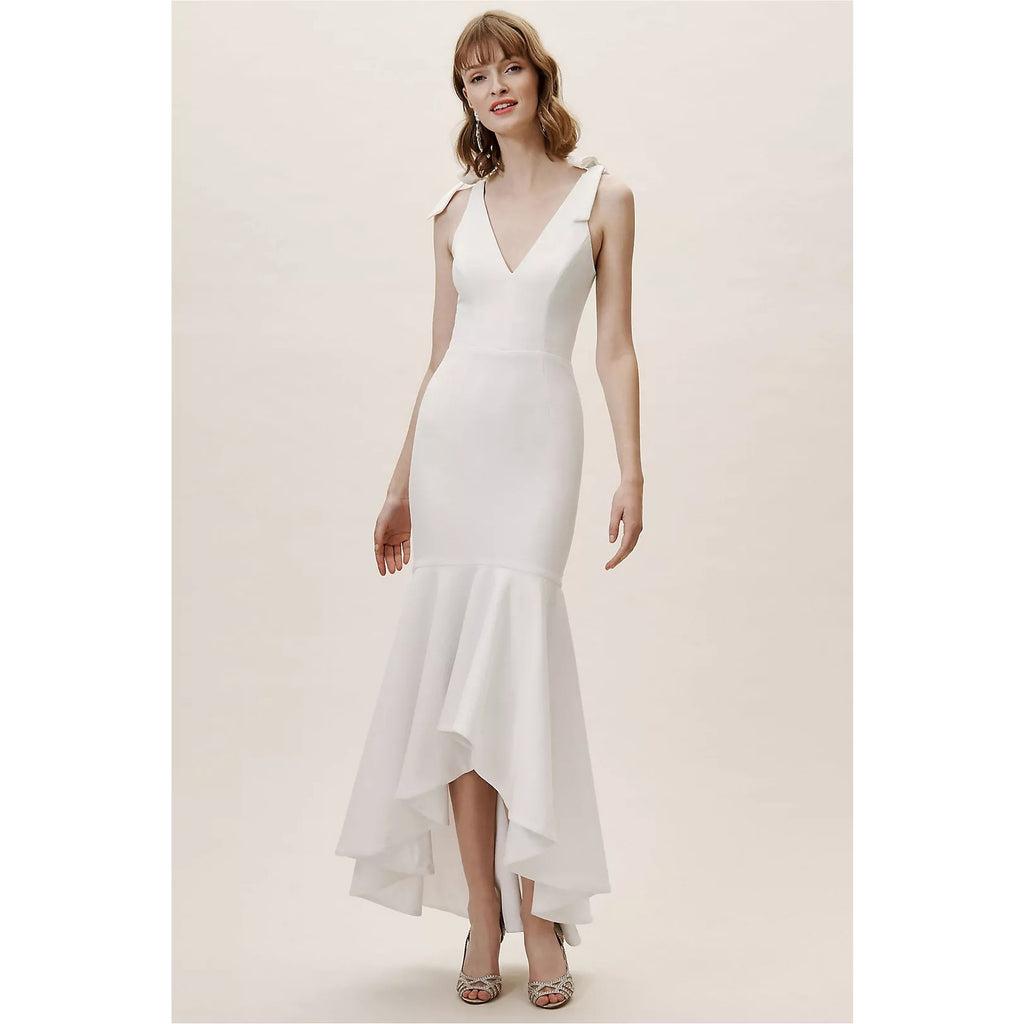 New BHLDN Dress the Population Julia Dress $273 MEDIUM White SPECIAL OCCASION