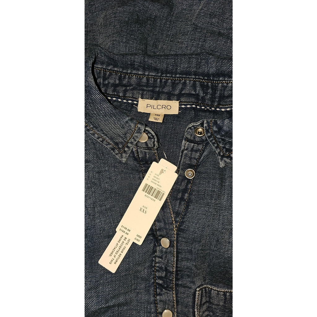 Anthropologie Pilcro Denim Long-Sleeve Buttondown Dress