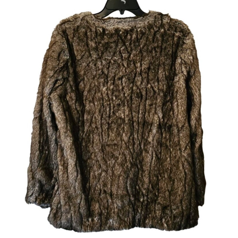 New Anthropologie Noemie Ultra Plush Faux Fur Coat $220