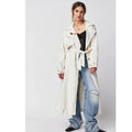 New Free People Melia Mac Coat WTF $228 Ivory MEDIUM Oversized by We The Free