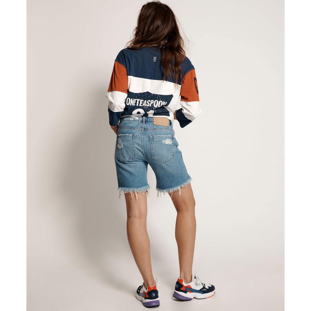 New Free People x One Teaspoon Stevie’s Boyfriend Shorts $114 Sz 25  29 in Waist