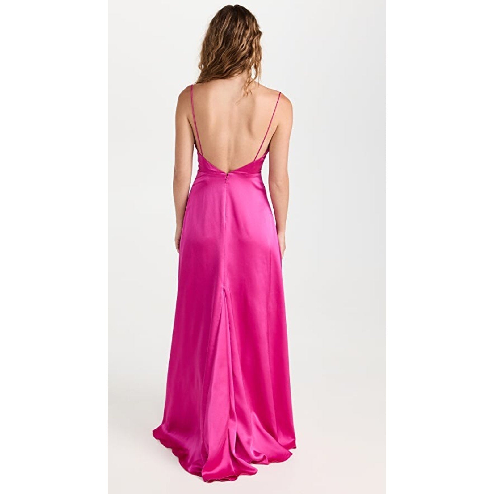 New Free People $279 Fuchsia Fame and Partners The Rosabel Maxi Dress Sz 4
