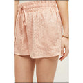 New $128 ANTHROPOLOGIE Palmdale Vegan Leather Shorts by Chloe Oliver PINK Medium