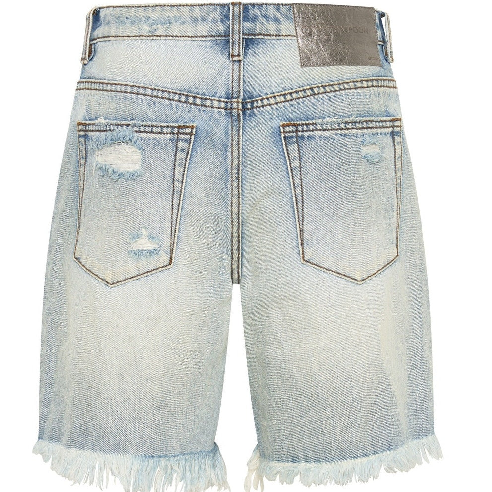 New Free People One Teaspoon Jackson Mid-Waist Shorts $108 SIZE 26 Kansas Blue