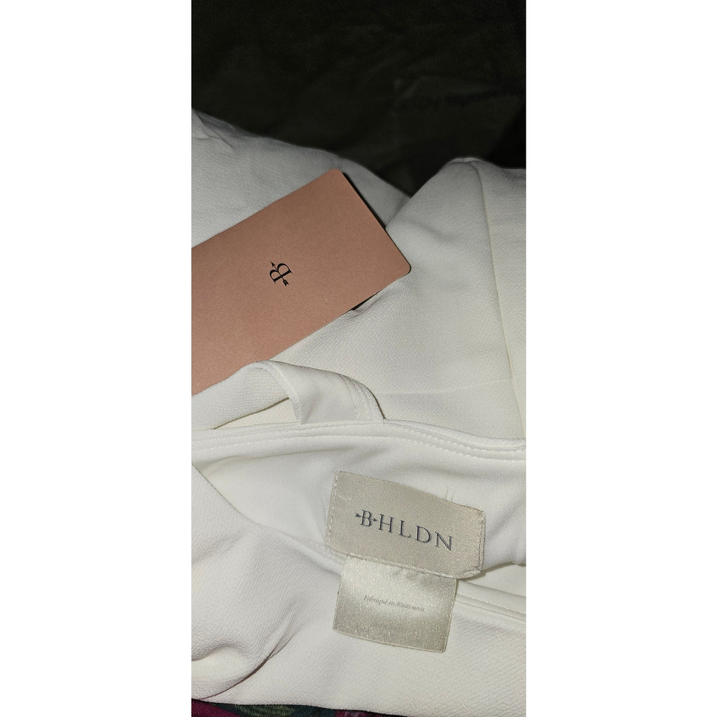 Anthropologie BHLDN Adena Crepe Dress Maxi SIZE 4 Ivory Anthropologie