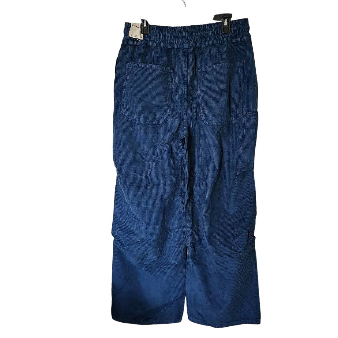 Free People Modern Love Pull-On Cord Jeans $148 MEDIUM Blue