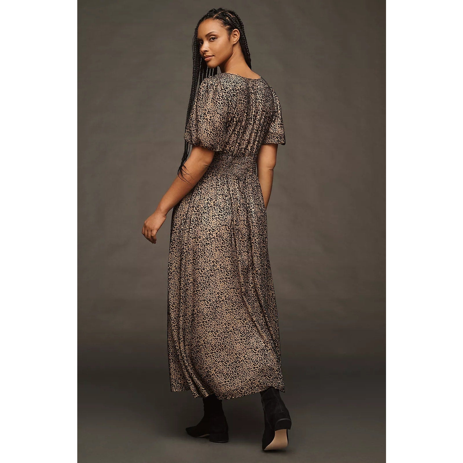 Anthropologie The Katerina Button-Front Dress: Velvet Edition $230 SIZE 6