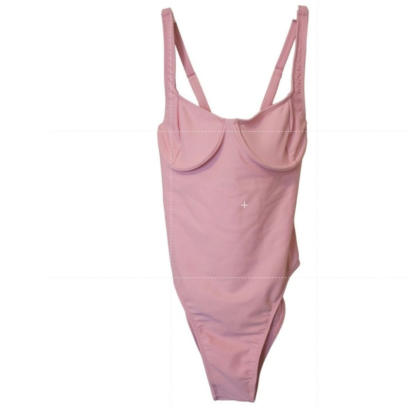New Free People x Seea Ginger One Piece Swimsuit $145 X-Small Pink Underwire